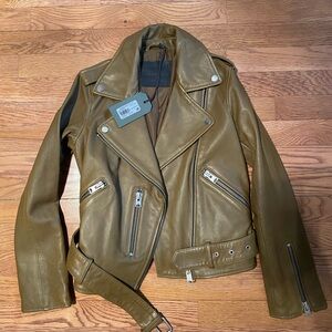 Women's Tan Leather Jacket